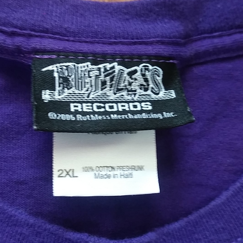 NWOT Eazy-E Purple DeadStock Easy Duz It T Shirt - Picture 3 of 4